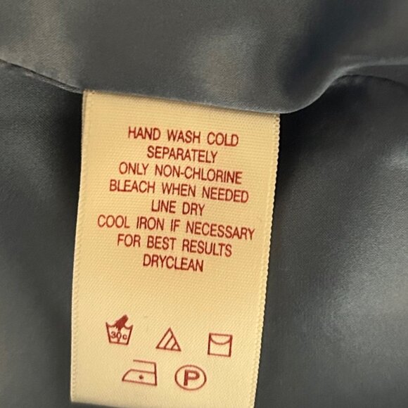 Tommy Bahama Ice Blue Midi Silk Dress Sz 16 - Picture 6 of 9